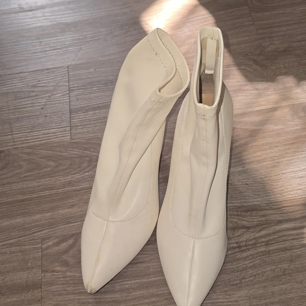 INC Womens  Leather Pull On Booties - Picture 7 of 10